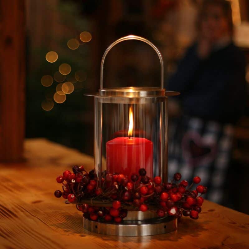 Christmas Hurricanes Candleholders The Elms Home Living
