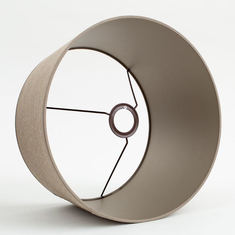 Lindro - Natural and Silver - 35x28x18 | Shades & Bases | Lamp Shades | The Elms