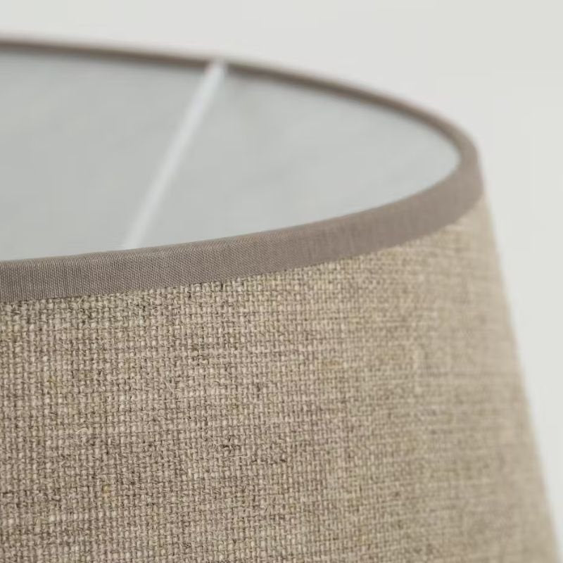 LINDRO Natural Cylinder Lamp Shade - 40cm | Lighting Accessories | Lamp Shades | The Elms