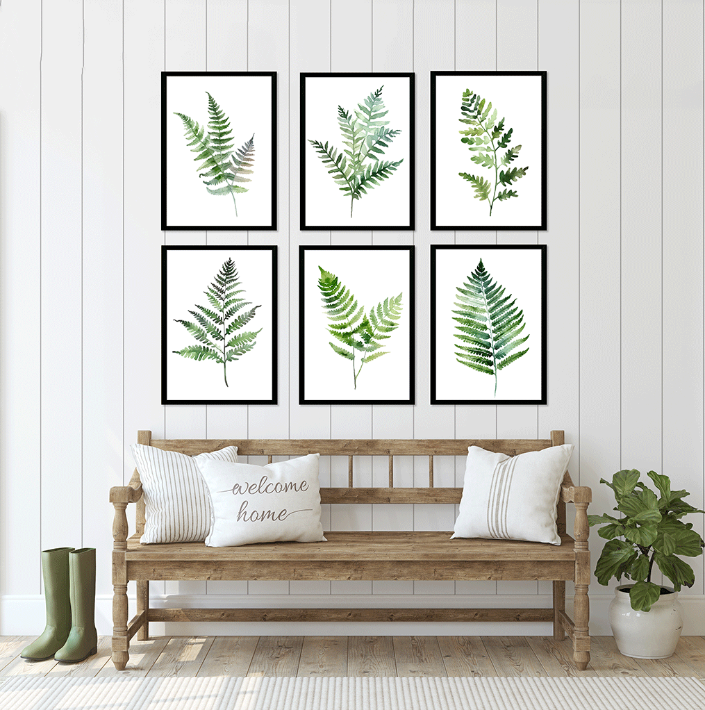Fresh Ferns III Wall Art