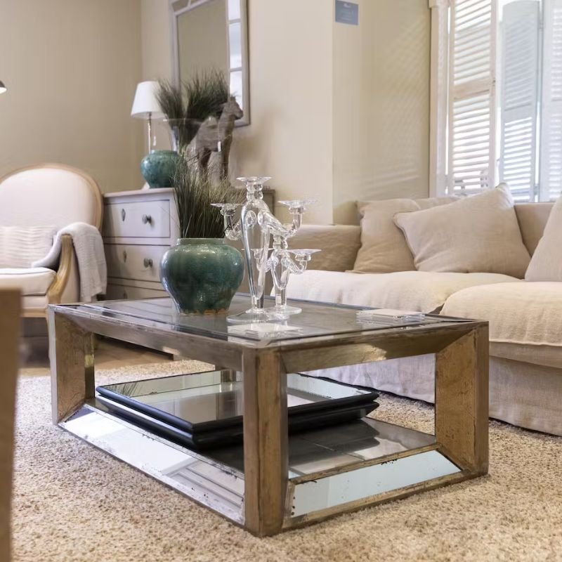 Mitchell Rectangular Coffee Table - 120cm x 70cm x 40cm | Living Room | Coffee Tables & Side Tables | The Elms