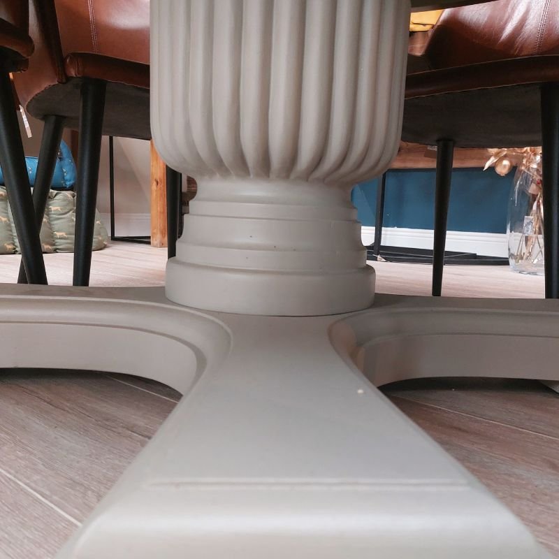 160cm Sofia Round Dining Table – Hardwick/Rustic Brown | Dining Room | Dining Tables |The Elms