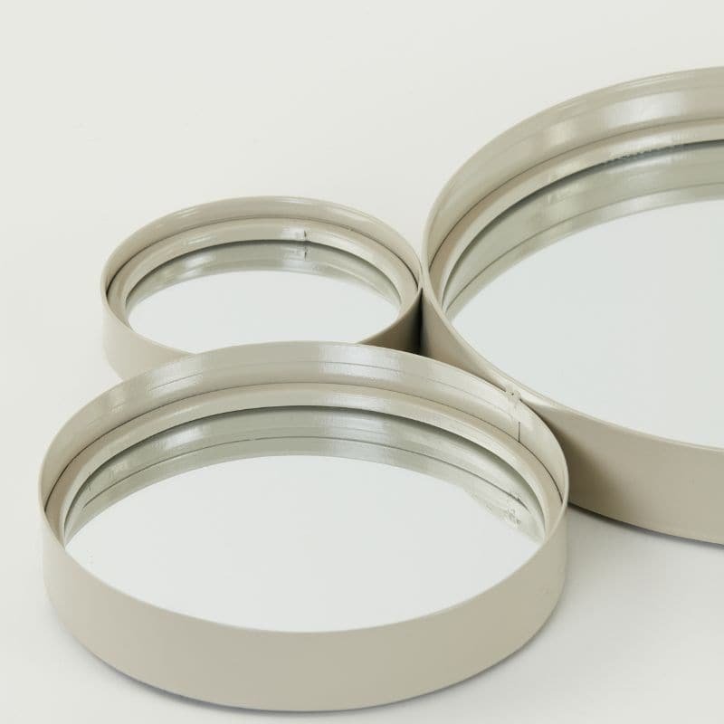 Grey Cielo Wall Mirror - 99cm x 57.5cm | Wall Decor | Mirrors | The Elms