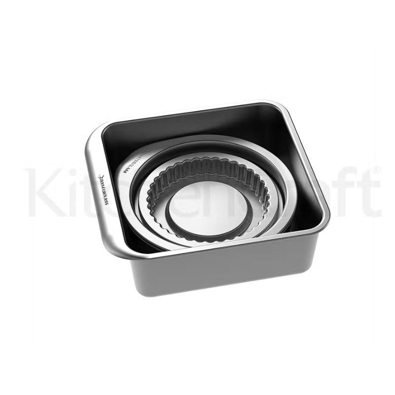 Smart Space Stacking Seven Piece Non-Stick Roasting, Baking & Pastry Set | Cookware | Oven Trays | The Elms