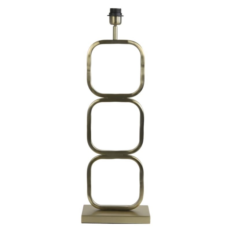 Lutika Lamp Base - Light Gold - 23x11.5x69 | Lighting & Lamps | Lamp Bases | The Elms