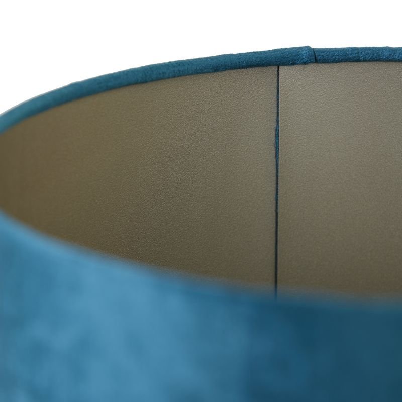 Livingo Cylinder - Gemstone Petrol - 30x30x21 | Shades & Bases | Lamp Shades | The Elms