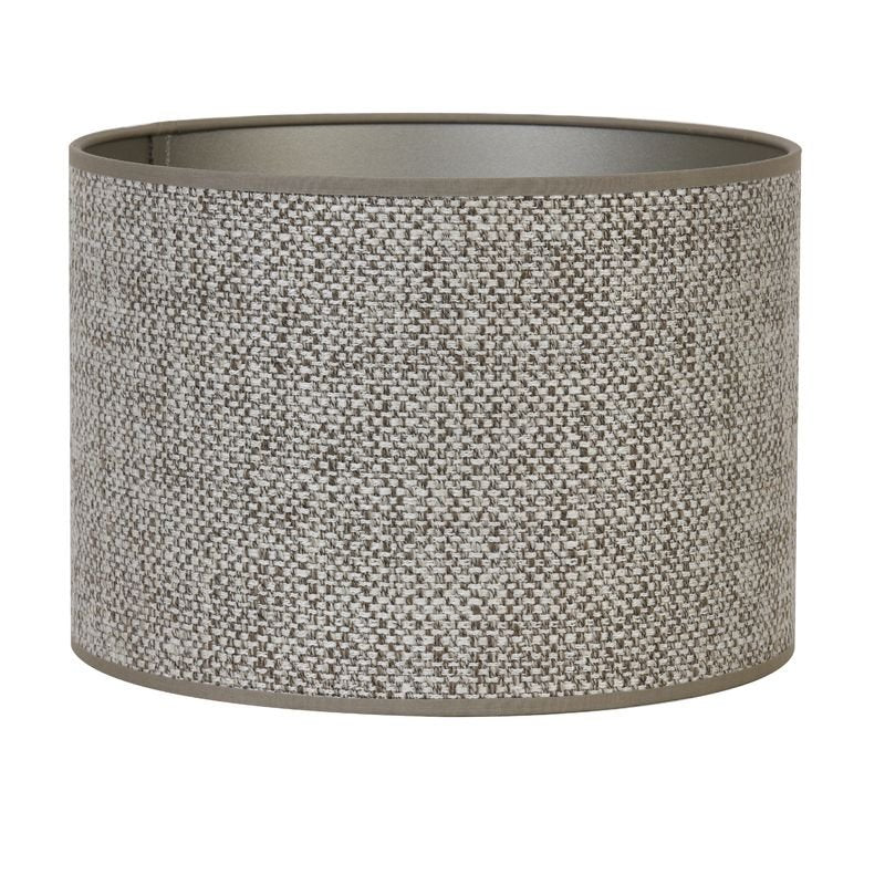 Livingo Cylinder - Saverna Brown Beige - 30x30x21 | Shades & Bases | Lamp Shades | The Elms