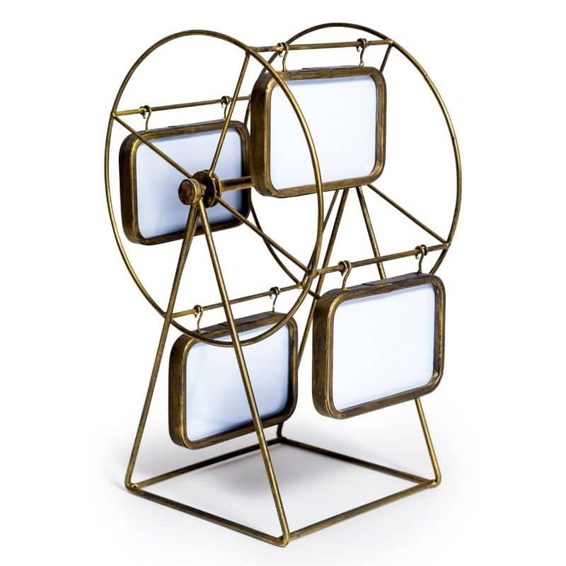 Gold Metal Ferris Wheel Photo Frame – 4 Photos | Art | | Picture Frames | The Elms