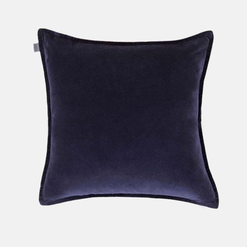 Deep Velvet Cushion - Navy | Soft Furnishings | Cushions | The Elms