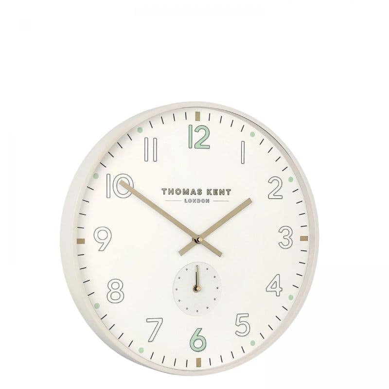 Architect Wall Clock - Salt - 16 inch | Decorative Accessories | Clocks | The Elms