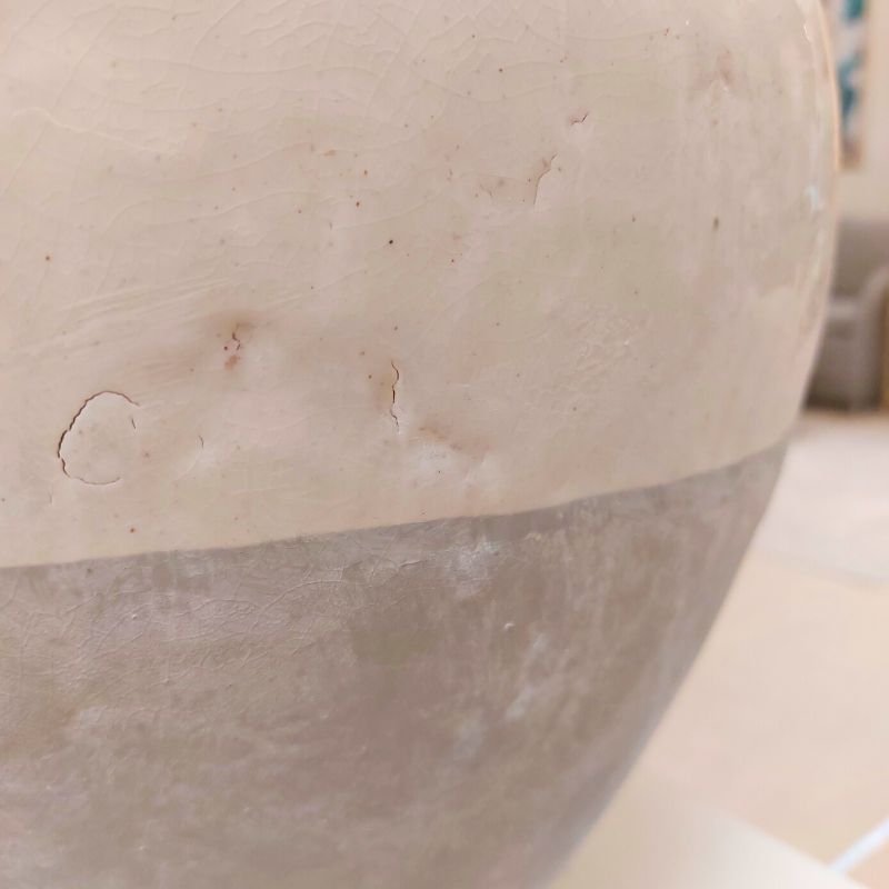 Two Tone Lamp with Linen Shade | Table & Desk Lamps | Table Lamps | The Elms