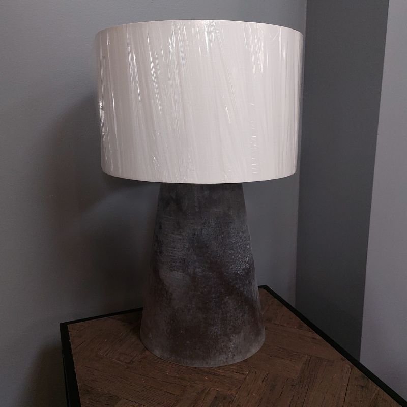 Burgundy Fade Glass Lamp with Shade | Table & Desk Lamps | Table Lamps | The Elms