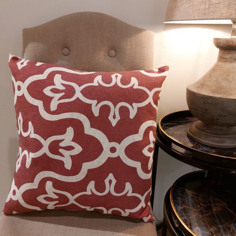 Islington Cranberry Cushion | Soft Furnishings | Cushions | The Elms