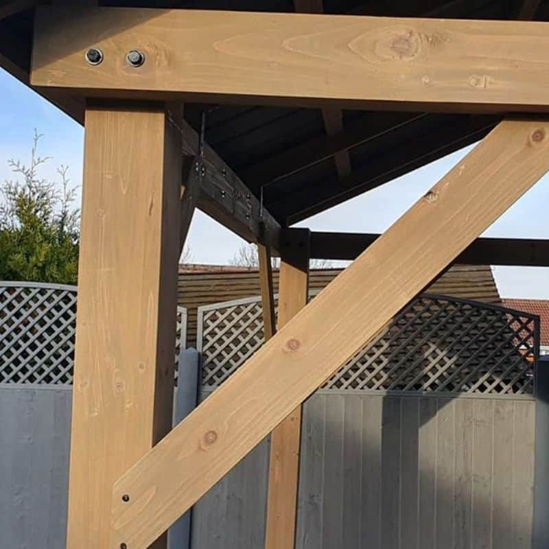 Cedar Gazebo - 4.2m x 3.6m | Outdoor Living | Garden Sets | The Elms