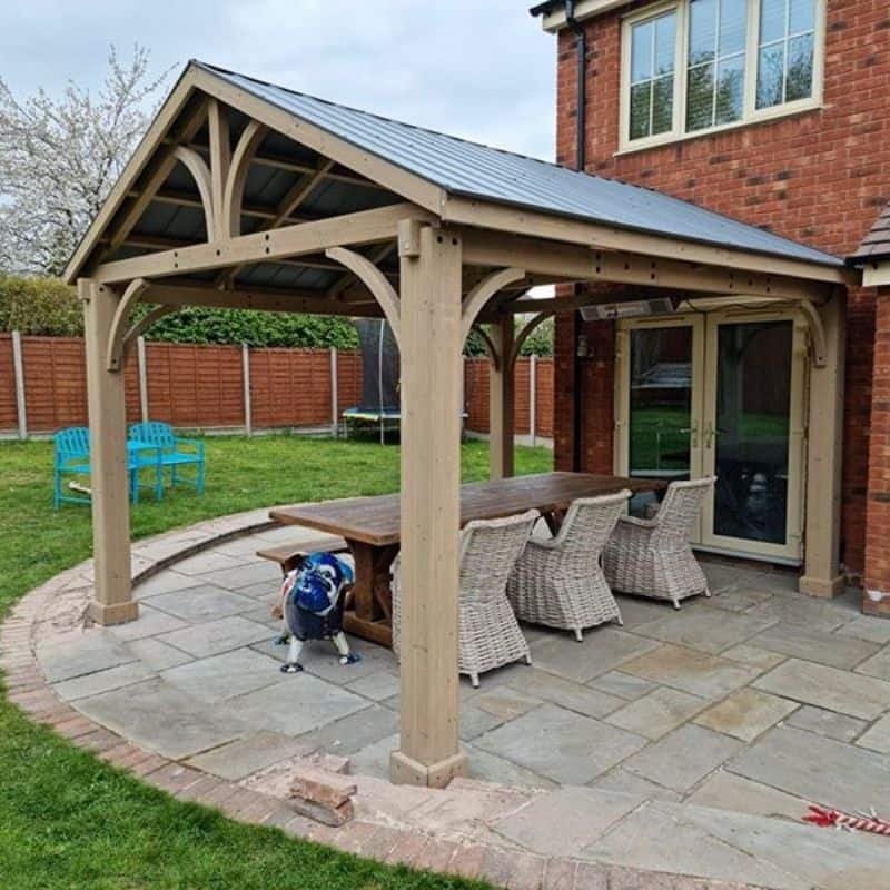 Cedar Gazebo - 4.2m x 3.6m | Outdoor Living | Garden Sets | The Elms