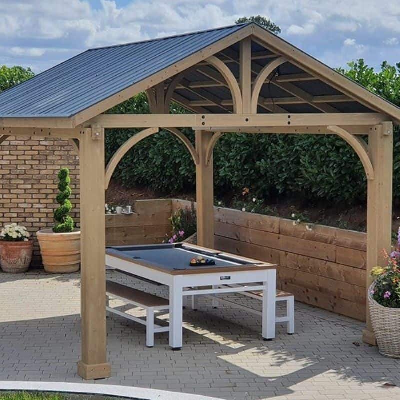 Cedar Gazebo - 4.2m x 3.6m | Outdoor Living | Garden Sets | The Elms