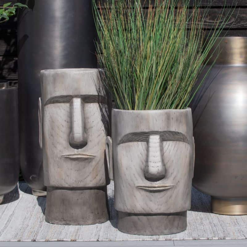 Easter Island Head Planter - 46.2cm | Decorative Accessories | Vases | The ElmsEaster Island Head Planter - 46.2cm | Decorative Accessories | Vases | The Elms