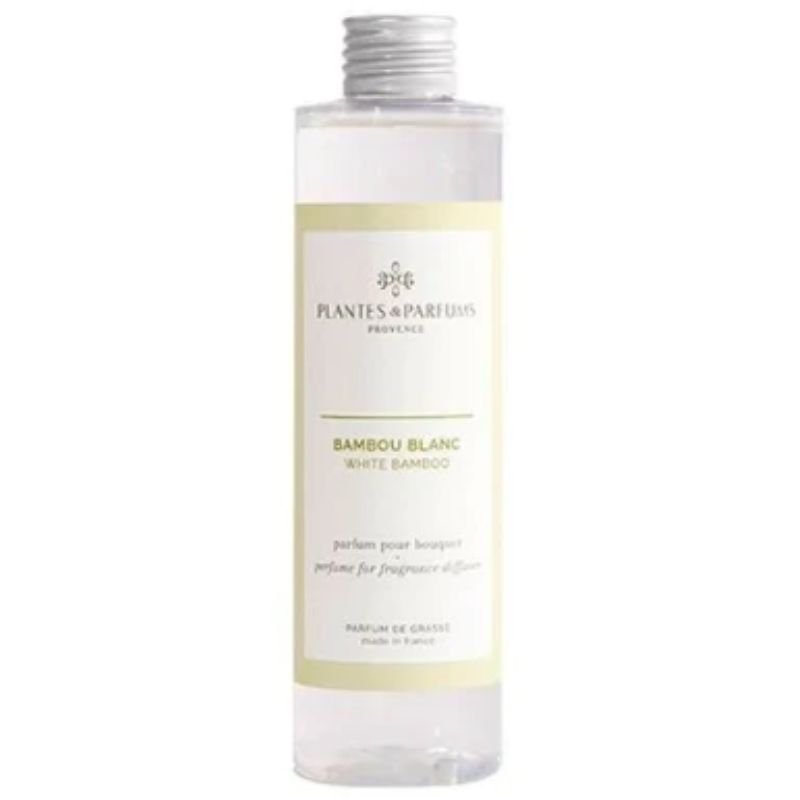 Plantes & Parfums Diffuser Refill - White Bamboo - 200ml | Candles & Diffusers | Diffusers | The Elms