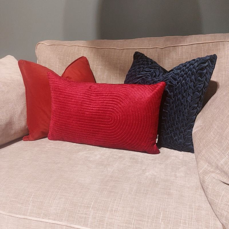 Lepape Fuschia Cushion - 50cm x 30cm | Soft Furnishings | Cushions | The Elms