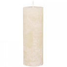 Macon Nude Rustic Unscented Pillar Candle - 20cm | Candles & Diffusers | Candles | The Elms