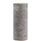 Macon Olive Rustic Unscented Pillar Candle - 25cm | Candles & Diffusers | Candles | The Elms
