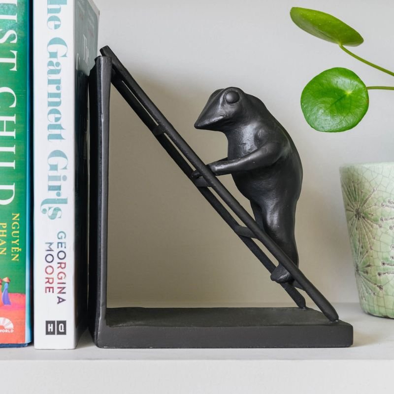 Aluminium Toad Bookends - 33cm | Decorative Accessories | Decorative Objects | The Elms