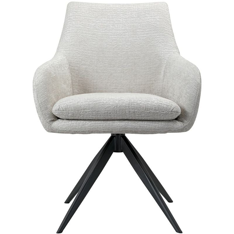 Lisonne Cream Fusion Swivel Dining Chair | Dining Room | Dining Chairs | The Elms