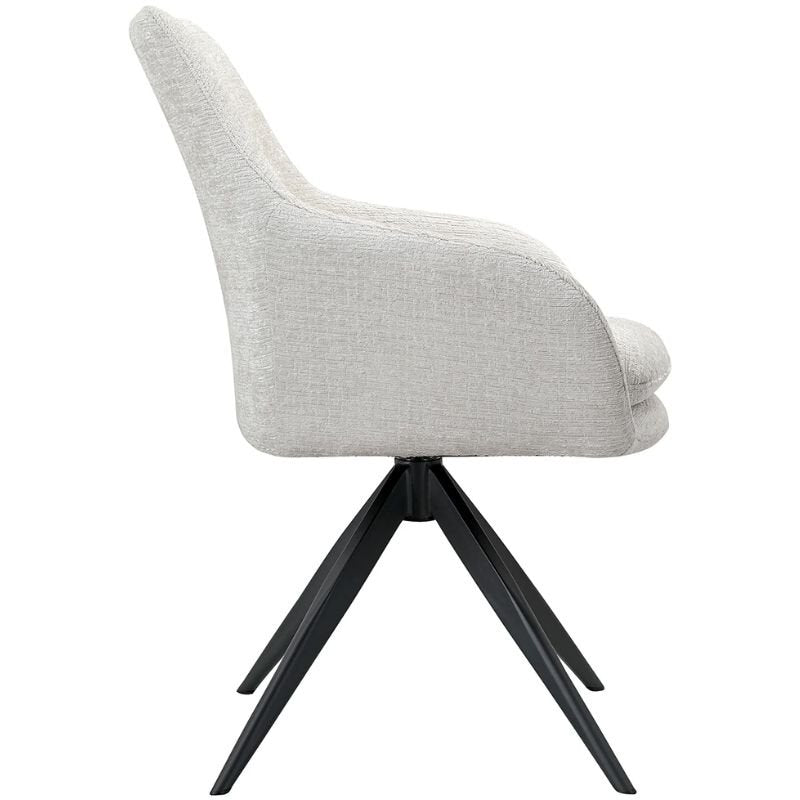 Lisonne Cream Fusion Swivel Dining Chair | Dining Room | Dining Chairs | The Elms