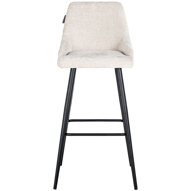 Brooke Cream Unicorn Barstool - 78cm | Dining Room | Bars & Barstools | The Elms