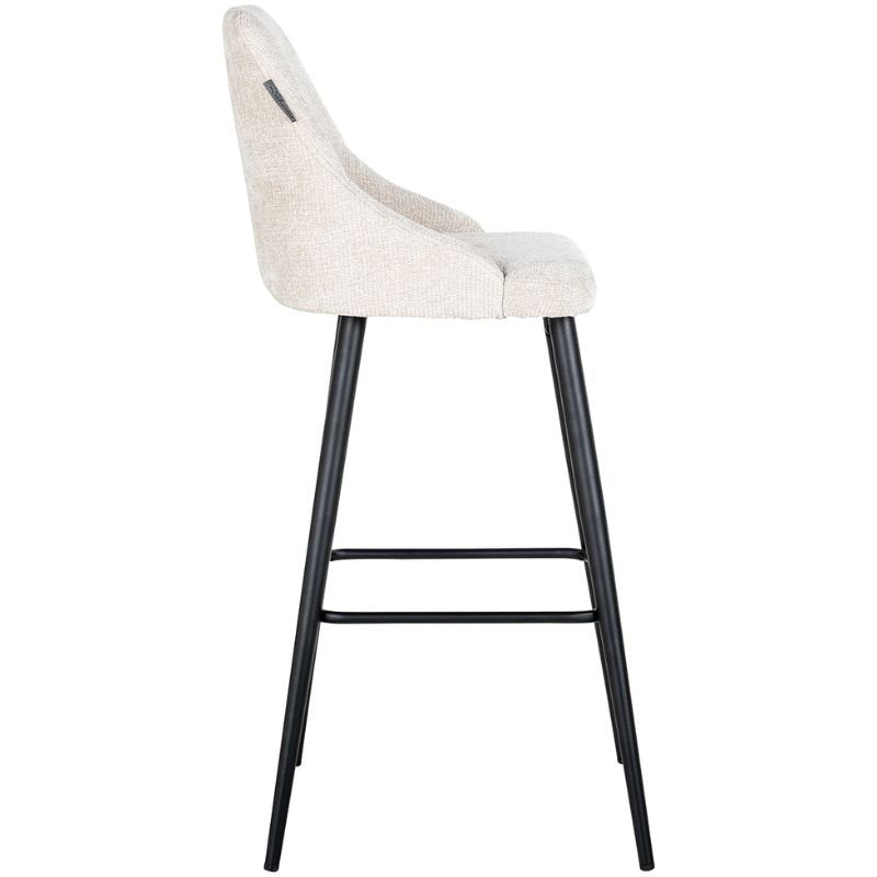 Brooke Cream Unicorn Barstool - 78cm | Dining Room | Bars & Barstools | The Elms