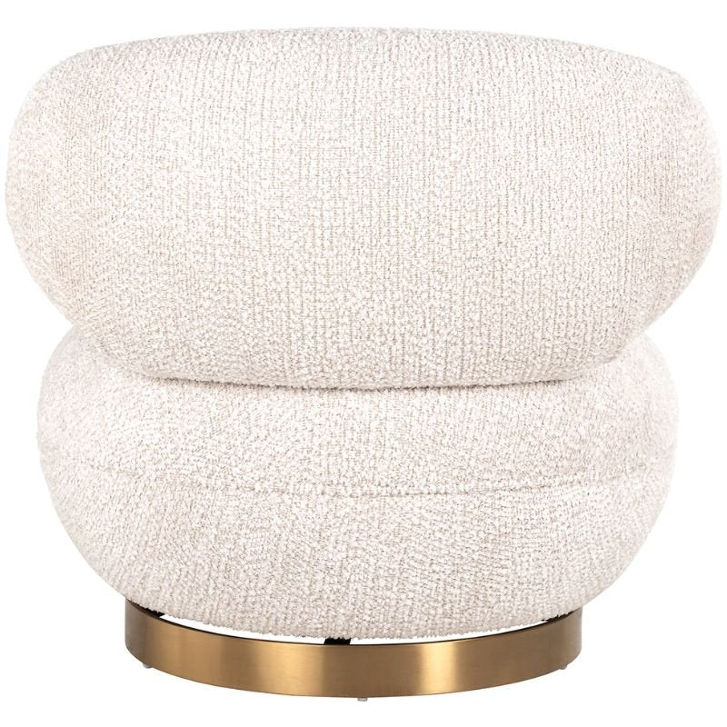 Jace Lovely Cream Swivel Armchair | Living Room | Accent Chairs | The Elms