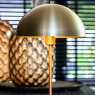 Merel Antique Bronze Smoked Table Lamp - 35cm | Lamps | Table & Desk Lamps | The Elms
