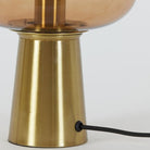 Mayson Bronze Brown Glass Table Lamp - 40cm | Lamps | Table & Desk Lamps | The Elms