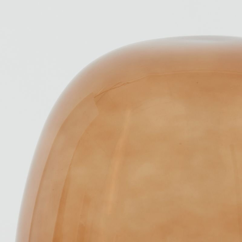 Mayson Bronze Brown Glass Table Lamp - 40cm | Lamps | Table & Desk Lamps | The Elms