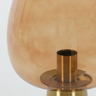 Mayson Bronze Brown Glass Table Lamp - 40cm | Lamps | Table & Desk Lamps | The Elms