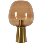 Mayson Bronze Brown Glass Table Lamp - 40cm | Lamps | Table & Desk Lamps | The Elms