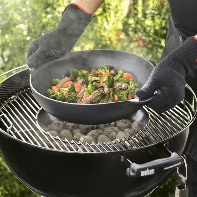 Weber Wok Set with Steaming Rack | The Elms