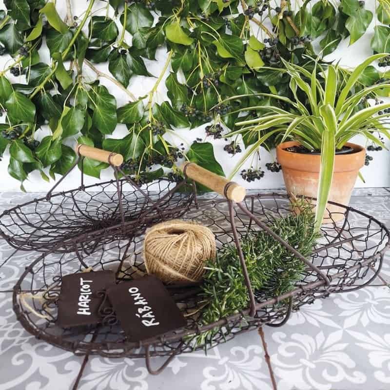 French Panier Baskets - Set of 2 | Garden Accessories | The Elms