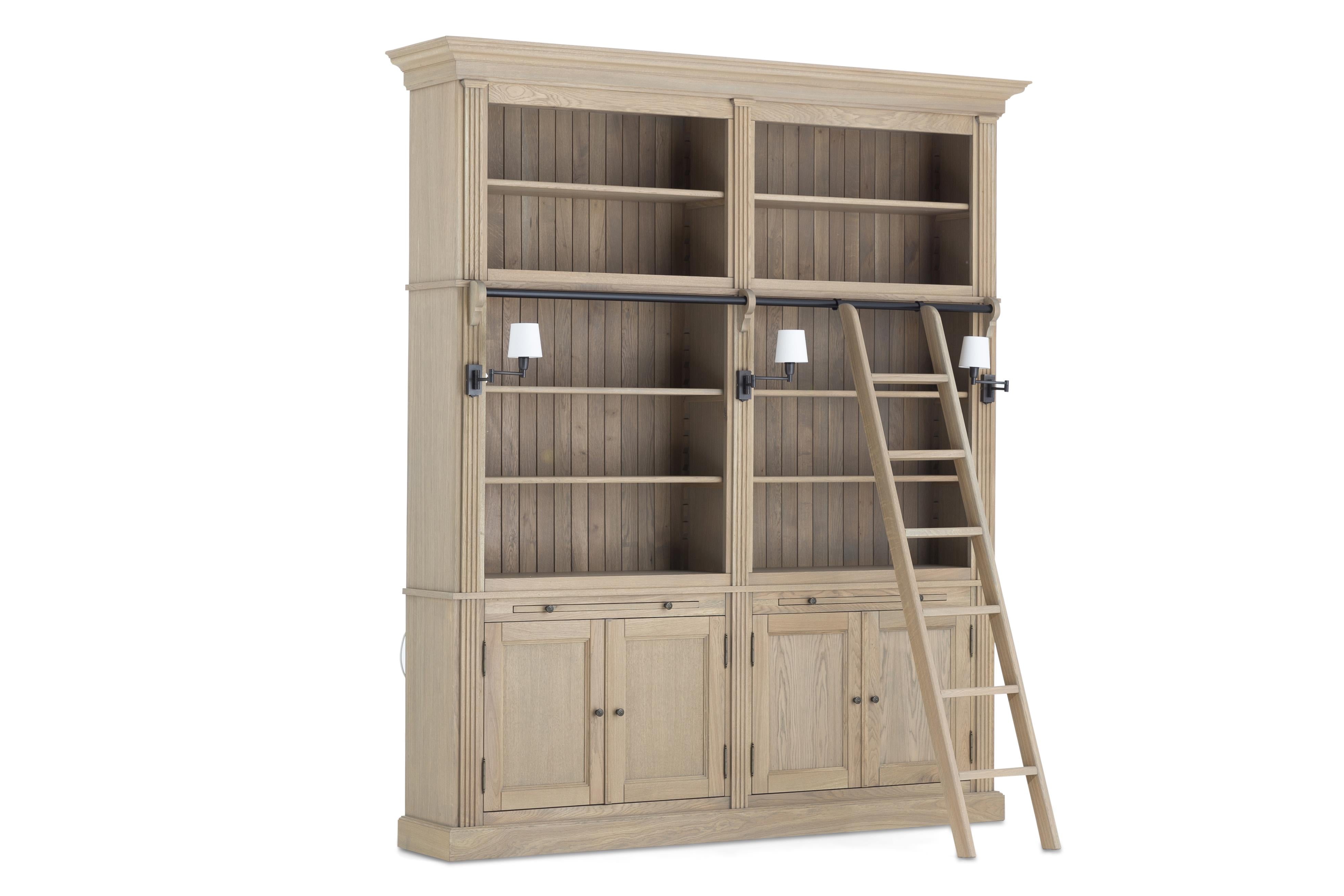 Flamant Balmore Bookcase - 2 Parts with ladder