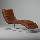 Mason Vintage Leather Lounger - Brown | Living Room | Sofas & Armchairs | The Elms