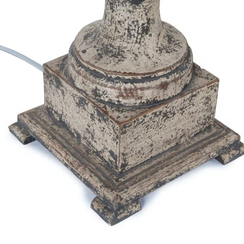 Duke Lamp Base - Wood - 17x54 | Lighting & Lamps | Lamp Bases | The Elms