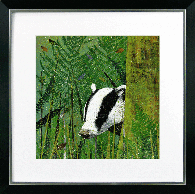Nocturnal Badger Wall Art