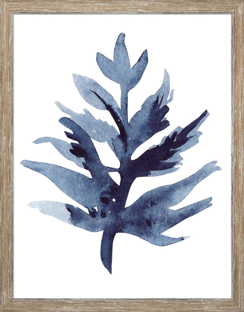 Indigo Seaweed II Wall Art