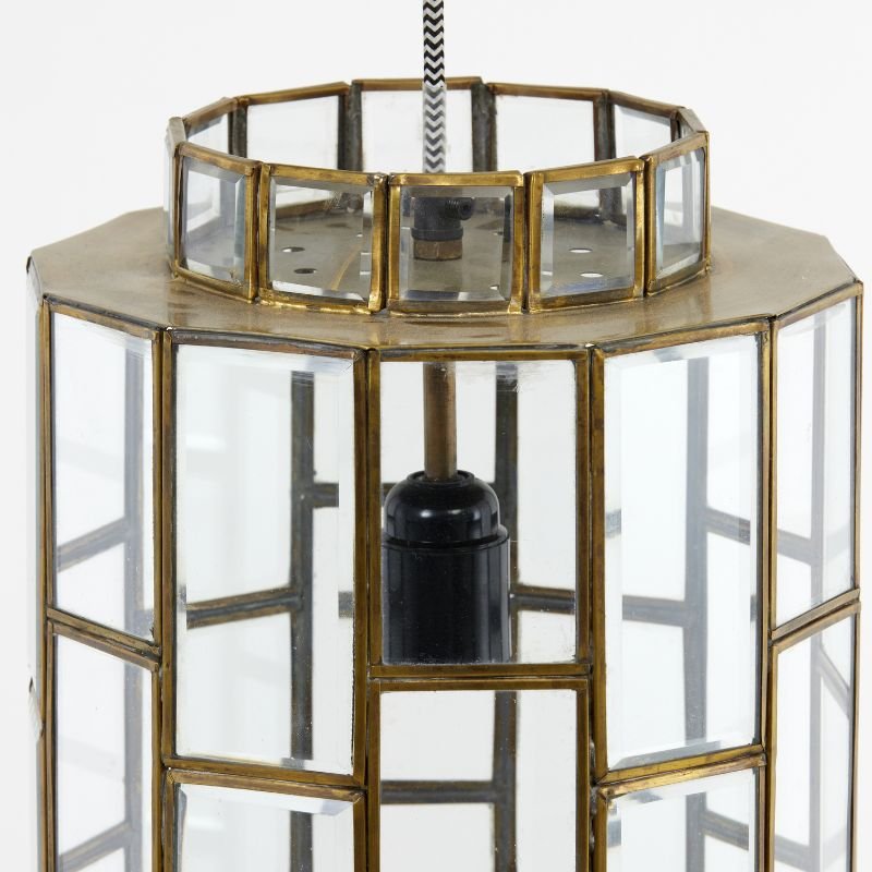 Sostrene Hanging Pendant Lamp - Antique Bronze & Glass | Ceiling Lights | Pendant Lamps | The Elms