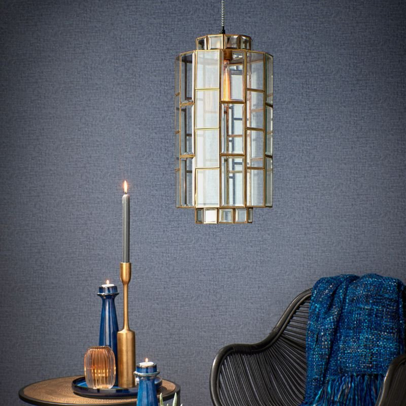 Sostrene Hanging Pendant Lamp - Antique Bronze & Glass | Ceiling Lights | Pendant Lamps | The Elms