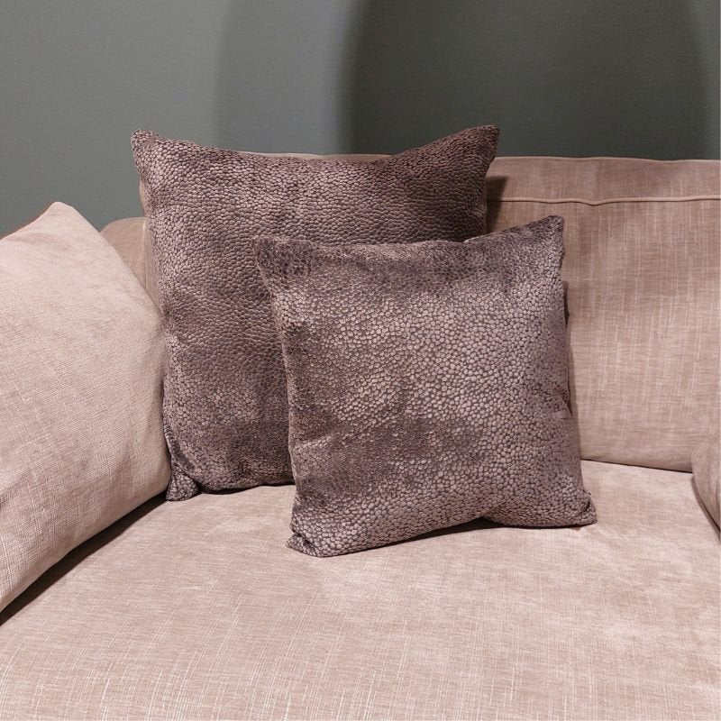 Bingham Silver Cushion - 56cm x 56cm | Soft Furnishings | Cushions | The Elms