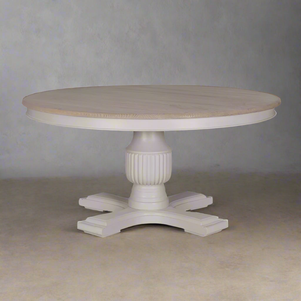 160cm Sofia Round Dining Table – Hardwick/Rustic Brown | Dining Room | Dining Tables |The Elms