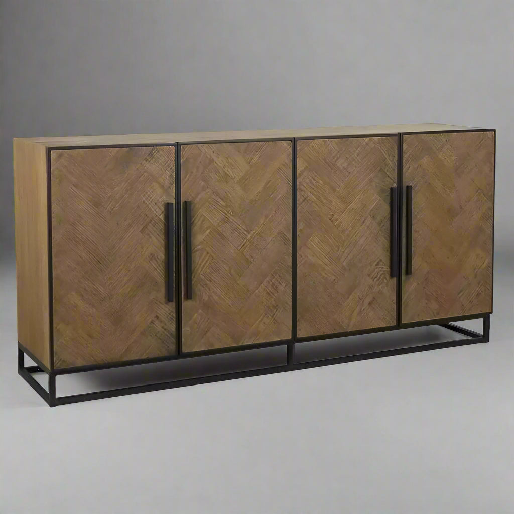 Herringbone Sideboard - 4 Doors | Living Room | Sideboard | The Elms