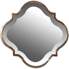 Wavy Edged Wall Mirror - 38cm x 38cm | Wall Decor | Mirrors | The Elms