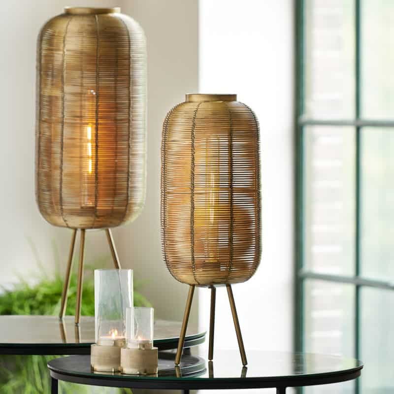 Tomek Table Lamp - Antique Bronze - 55cm | Lamps | Table Lamps | The Elms